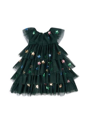 Konges Sløjd Yvonne Christmas Dress Hunter Green